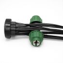 Drip Irrigation Set with 24 Emitters - Drip Distributor for Efficient Watering