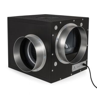 Grow Abluft Isolierte Absaugbox 2500 m3/h – Schallgedämmte Abluftbox