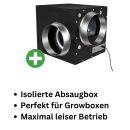 Grow Abluft Isolierte Absaugbox 250 m3/h