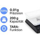 Precision Digital Scale 0.01g/200g Micron Black – Milligram Scale