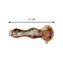 Glas Pfeife Tricolor 5-teiliges Set