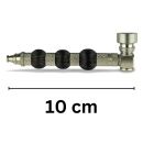 Novelty Metal Pipe 10 cm 4-Piece Set