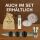 Novelty Metal Pipe 10 cm 4-Piece Set