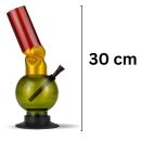 Acryl Bong Boby 30 cm 3-teiliges Set