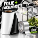Schwarz Weiß Reflektionsfolie 100 Meter – Folie Growroom