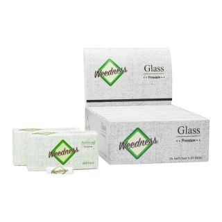 Glass /Transparent Long-Paper Box + 100 activated carbon filters