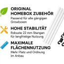 Homebox Pole Set 150 cm – 22 mm Fixture Poles for Grow Tent Accessories