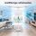 Airontek Stand-Ventilator mit Schwenkfunktion 45 Watt 3-Stufig – Umluftventilator Growroom