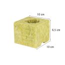 rock wool cubes 10 x 10 x 6.5 cm with small hole