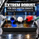 Pflanzenschale Hart-Plastik 120 x 120 x 12 cm – Stabile Anzuchtschale groß