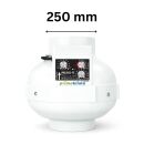 Prima Klima EC-TC 250 mm Fan, 0 - 1450 m³/h – EC Duct Exhaust Fan