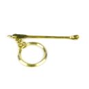 Brass spoon with key ring