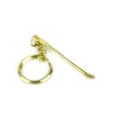 Brass spoon with key ring