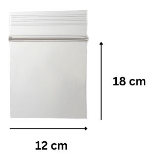 100 x Baggys 12 mal 18 cm – Druckverschlussbeutel