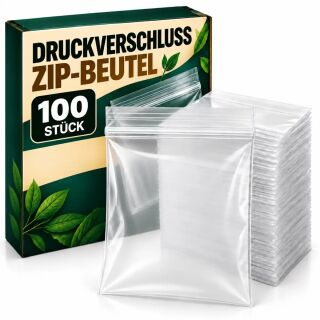 100 x Baggys 18 mal 25 cm – Druckverschlussbeutel