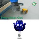 Bong glass head Octopus in 4-piece set