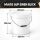 10-Liter White Bucket with Lid – Durable Planting Bucket