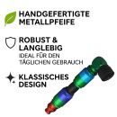 Coloured Metall-Pfeife 10 cm