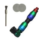 Coloured Metall-Pfeife 10 cm – 3-teiliges Set