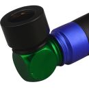 Coloured Metall-Pfeife 10 cm – 4-teiliges Set