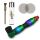 Coloured Metall-Pfeife 10 cm – 4-teiliges Set