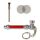 Metal Pipe with Keychain 12 cm – 3-Piece Set