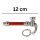 Metal Pipe with Keychain 12 cm – 4-Piece Set