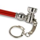 Metal Pipe with Keychain 7 cm – 4-Piece Set