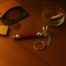 Metal Pipe with Keychain 7 cm – 4-Piece Set