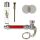 Metal Pipe with Keychain 7 cm – 4-Piece Set
