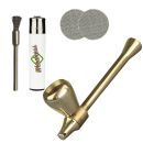 Mushroom Metall-Pfeife 9 cm – 4-teiliges Set