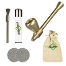 Mushroom Metall-Pfeife 9 cm – 5-teiliges Set
