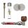 Screw Pipe 12 cm Metal Plastic Wood – 4-Piece Set