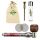 Screw Pipe 12 cm Metal Plastic Wood – 5-Piece Set