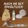 Angled Screw Pipe 13 cm Metal Plastic Wood