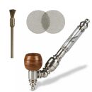 Schraub-Pfeife Schräg abgewinkelt 13 cm Metall Holz...