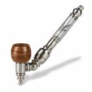Schraub-Pfeife Schräg abgewinkelt 13 cm Metall Holz...