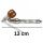 Angled Screw Pipe 13 cm Metal Wood – 4-Piece Set