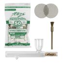 Glas-Pfeife für Aktivkohlefilter 4-teiliges Set...