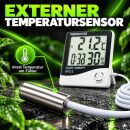Digitales Hygrometer mit Außensensor – Thermometer Außen