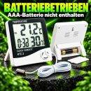 Digitales Hygrometer mit Außensensor – Thermometer Außen