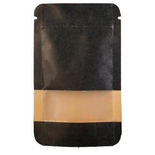 Black Kraft Paper Bags 50 Pack 14 x 8.5 cm – Odor-Proof Small Bags