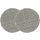 Schraub-Metall-Pfeife 8 cm Silber/Schwarz 4-teiliges Set