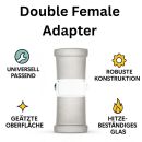 Glas Adapter Verlängerung Double Female Adapter 14,5 mm – Bong Adapter Verlängerung