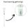 Glass Chillum Funnel 12.5 mm Joint 12 cm – Bong Replacement Funnel