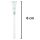 Glas Chillum Trichter 12,5 mm Schliff 6 cm – Bong Ersatzteil Trichter
