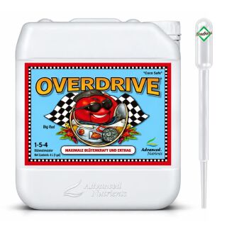 Advanced Nutrients Overdrive 5 Liters – Bloom Booster for Late Flowering Phase