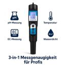 Aqua Master P160 Kombomessgerät – Digitales pH & EC Messgerät