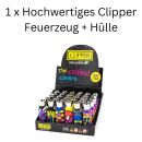 1x Clipper Silicone Case Mushrooms – Lighter Protective Cover