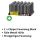 1x Clipper Metal Case Carbon – Lighter Protective Sleeve